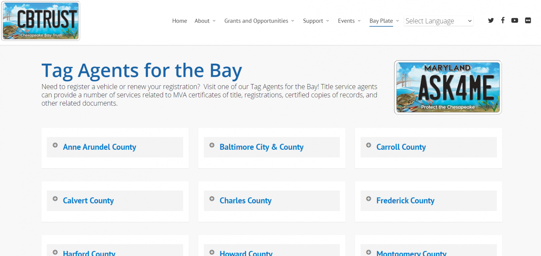 TAG AGENTS FOR THE BAY WEBSITE